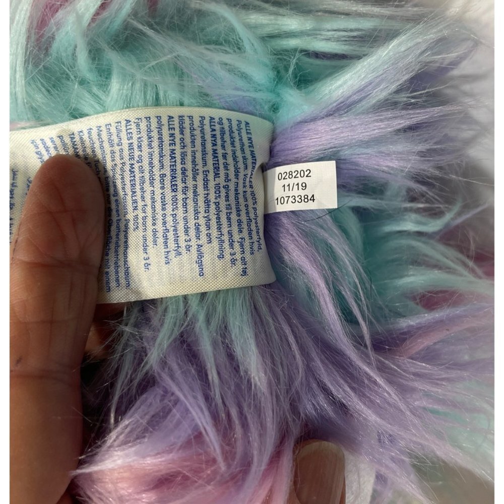 BUILD-A-BEAR Pastel Fuzzy Bunny 12" Plush Stuffed Animal Collectible Easter‎ EUC - Picture 12 of 15
